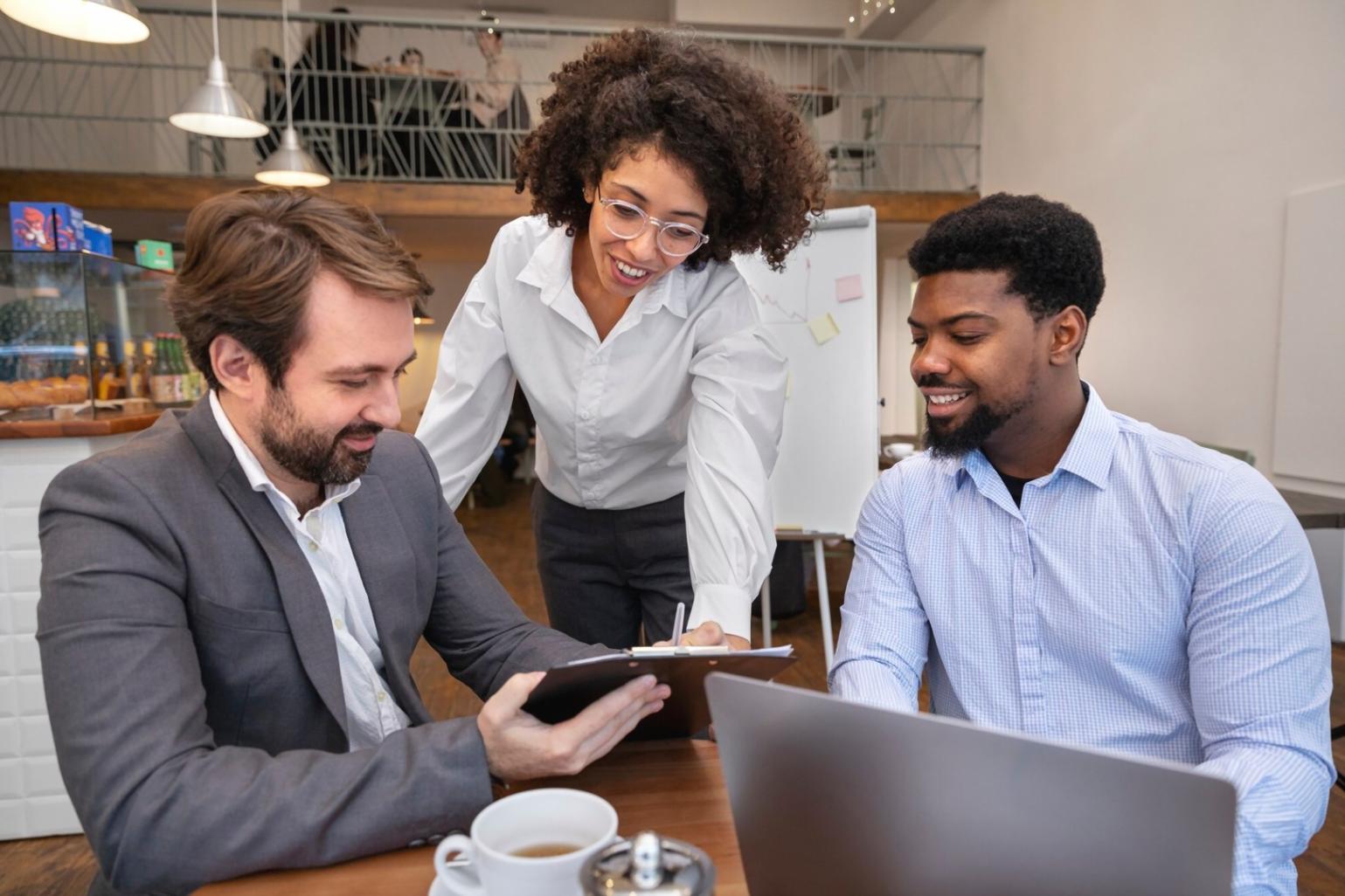 Persona trabajando en análisis financiero con ordenador portátil